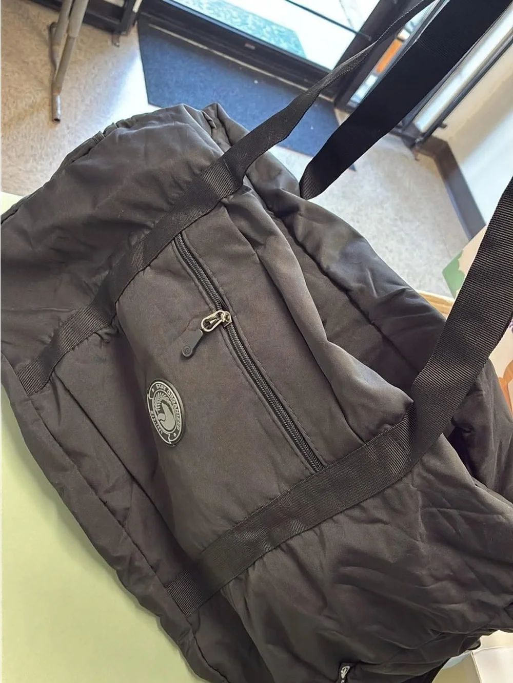 Black Men's Travel Duffel Bag - Unbranded